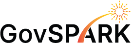 The GovSPARK logo represents creativity and speed from efficency.