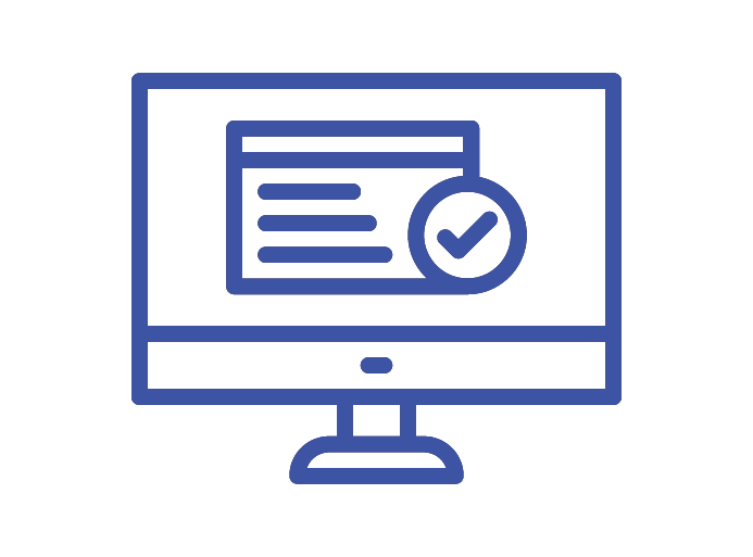 Icon representing step 2 of the GovSpark process, completing the form.